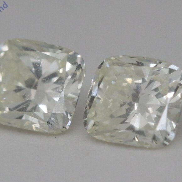 Cushion Natural Mined Diamond Studs 14K Gold (1.4 Ct J K Vs) C54100052 - Picture 6 of 6